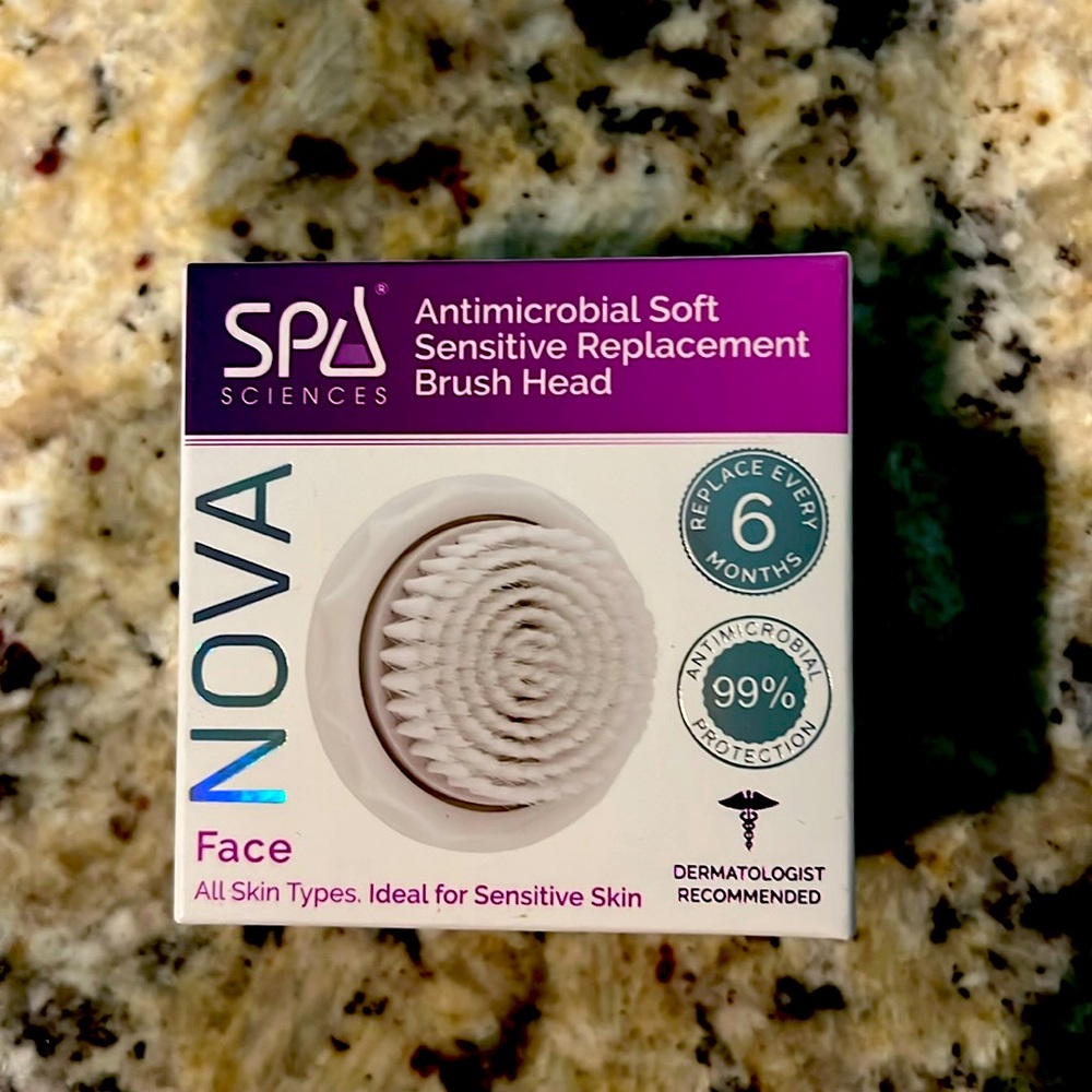 Spa sciences nova brush head sensitive skin